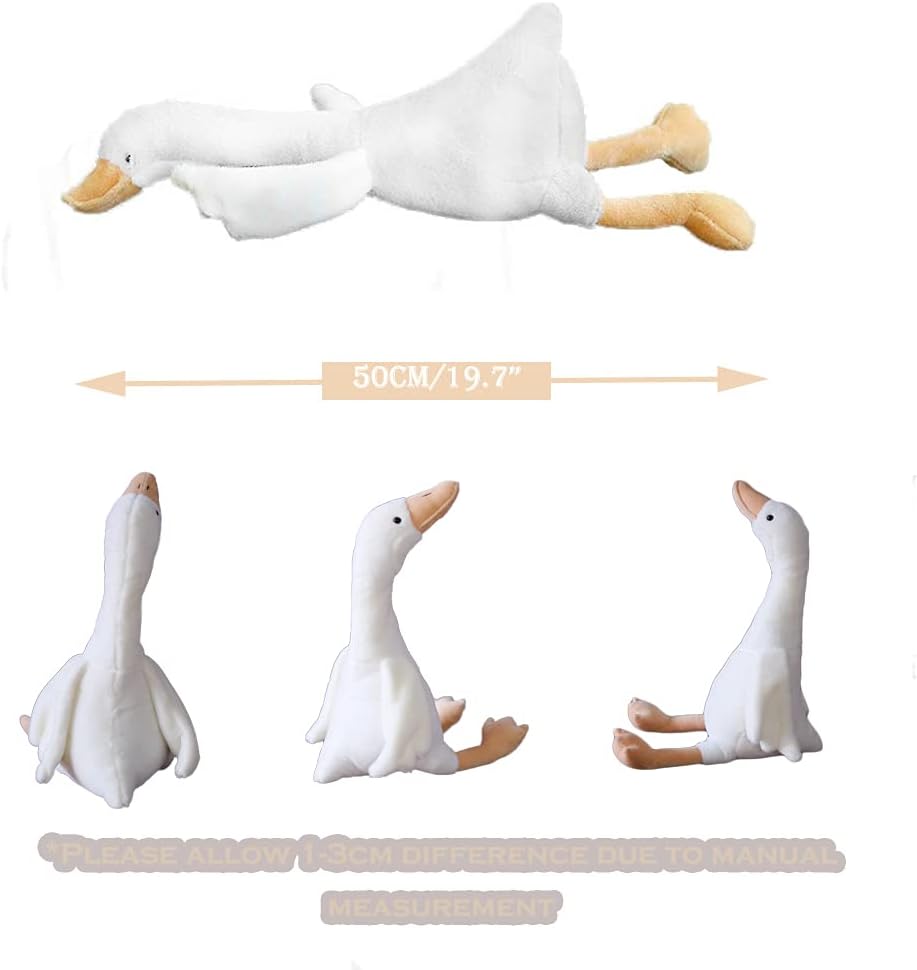 CHELEI2019 19.7 Goose Stuffed Animal Plush Toy,White Swan Stuffed Animal Toy Gifts for Kids